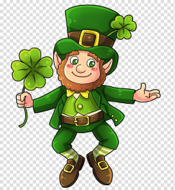 Leprechaun clipart four leaf clover, Leprechaun four leaf ...