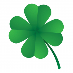 It\'s good luck to find a four-leaf clover. | Clover clipart ...