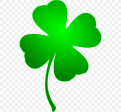 Four-leaf Clover Luck Clip Art, PNG, 555x762px, Luck, Clip ...