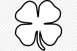 Free Four Leaf Clover Silhouette, Download Free Clip Art ...