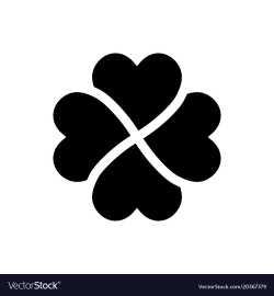 Four Leaf Clover Silhouette