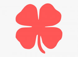 Red Four Leaf Clover , Transparent Cartoon, Free Cliparts ...