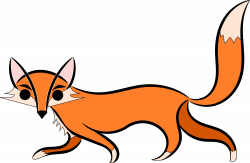Free sneaky fox clipart clipart and vector image - Clipartix