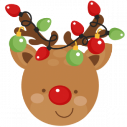 Reindeer Christmas SVG scrapbook cut file cute clipart files for ...