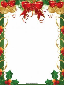 Pin by Lucia Lobo on Page Boarder Frames | Christmas border, Free ...