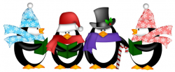 Christmas penguin clip art free clipart images - ClipartAndScrap