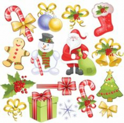 46 Best Christmas and Holiday Clipart for Designing Labels images in ...