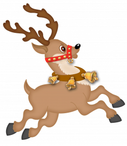 Christmas Clipart Santa And Reindeer | Free download best Christmas ...