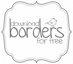 Free borders and bracket frames // Download | DIY // Crafts ...