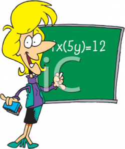 iCLIPART - Cartoon Math Teacher | Education clipart, English ...