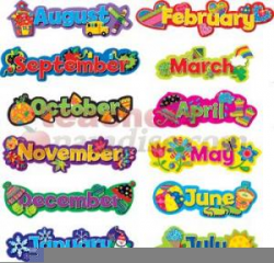 Free Clipart For Teachers Months Of The Year | Free Images ...