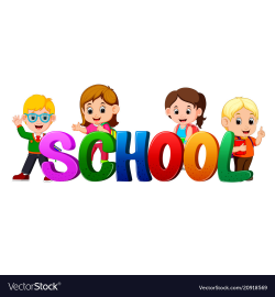 Font design for word school