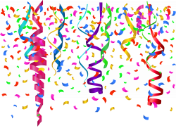 Confetti PNG Transparent Clip Art Image | Gallery ...