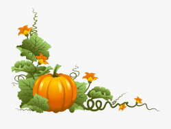 Thanksgiving Clipart Vine - Border Thanksgiving Transparent ...
