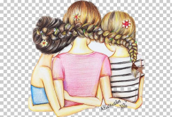 Best Friends Forever Drawing Friendship Illustration PNG ...