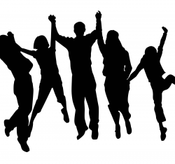 Group of friends clipart black and white - Clip Art Library