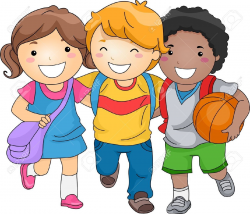Clipart friends school, Clipart friends school Transparent ...