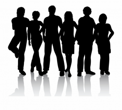 Download for free 10 PNG Friends clipart silhouette top ...