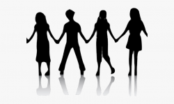 Friends Clipart Transparent Background - People Holding ...