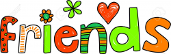 Friends Word Clipart | Free download best Friends Word ...