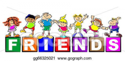 The word friends clipart 7 » Clipart Station