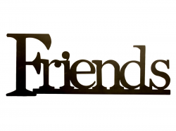 The word friends clipart - Clip Art Library