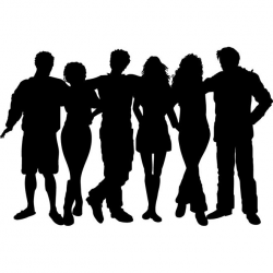 Group Of Friends Clipart Png