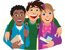 School Friends Clipart