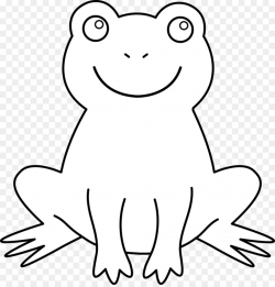 Black and white frog clipart » Clipart Station