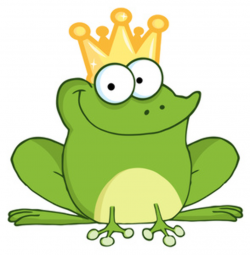 Frog clipart image a cartoon clip art of a happy frog wearing a ...