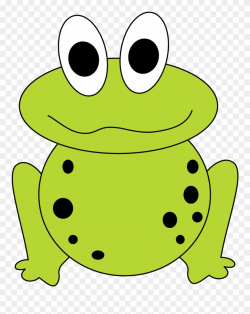 Frog Clip Art Cute Clipart Image - Frog Clipart Easy - Png Download ...