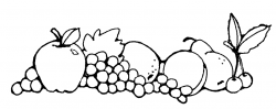 Black And White Fruit Clipart | Clipart Panda - Free Clipart ...