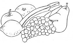 Free Black And White Fruit Clipart, Download Free Clip Art ...