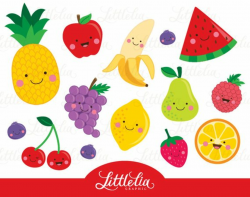 Fruit clipart - Cute fruit clipart - 15064 | Fruit clipart ...