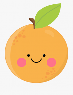 Cute Orange - Transparent Cute Fruit Stickers #2436442 ...