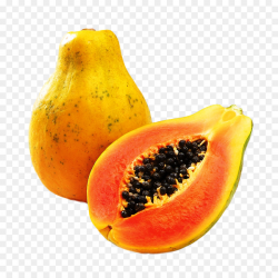Fruit Cartoon clipart - Papaya, Food, transparent clip art