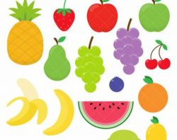 watermelon fruit garland printable fruit bunting by ...