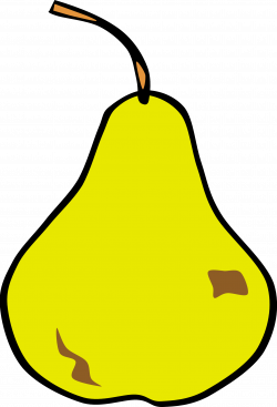 Clipart - Simple Fruit Pear | Clipart Panda - Free Clipart ...
