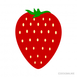 Free Simple Strawberry Clipart Image｜Illustoon