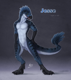 Jesse, the Anthro Raptor - Part One by Neus -- Fur Affinity ...