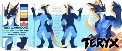 Kinniro] Anthro Rain Dragon Reference by teryxc -- Fur ...