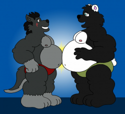 Belly Bumps by larry88 -- Fur Affinity [dot] net