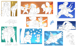 Doodle Salad 23 by GuitarStudios -- Fur Affinity [dot] net