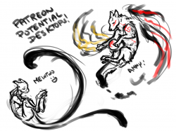 Patreon Desktop Doodles! by HanMonster -- Fur Affinity [dot] net