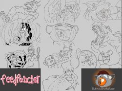 Patreon Reward Doodles - June 2019 by kdanielss -- Fur ...