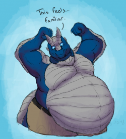 Syd the Fat[ter] Dragon by pikminpedia -- Fur Affinity [dot] net