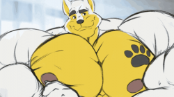 Muscle GIF : Bowser15 by sukiyo -- Fur Affinity [dot] net