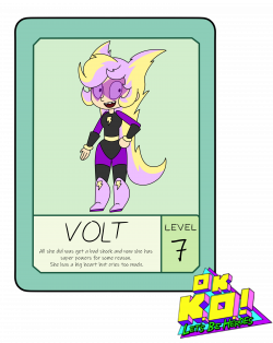 Ok K.O Let\'s Be Heroes - Volt (OC) by YumiFoxtail -- Fur ...