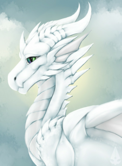 Draco the White Dragon by DreamyDraemon -- Fur Affinity [dot ...