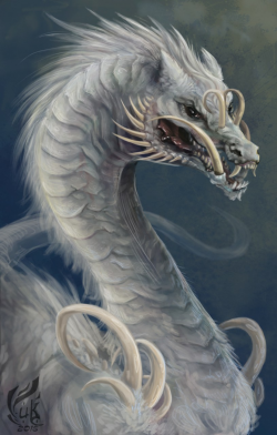 White dragon by Unycronk -- Fur Affinity [dot] net